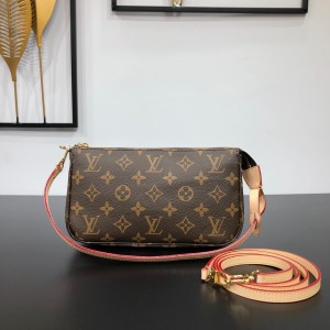 Louis Vuitton Pochette Accessoires In Monogram Canvas LV Handbag Shoulderbag M40712
