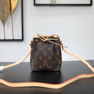 Louis Vuitton Nano Noe Bag In Monogram Canvas LV Handbags Shoulderbag M41346