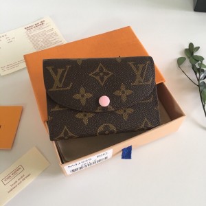 Louis Vuitton Rosalie Coin Purse Monogram Canvas LV Wallet Women's Wallet M62361 M41939 Pink