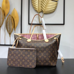 Louis Vuitton Neverfull MM Bag In Monogram Canvas LV Shopping bag Handbags M50366