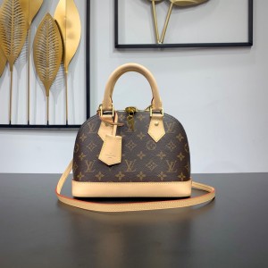 Louis Vuitton Alma BB In Monogram Canvas LV Handbags Shoulderbag M53152 