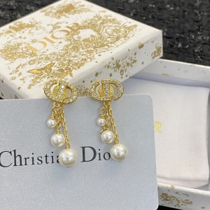 Fashion Jewelry Accessories Earrings Dior Earrings Gold Earrings E1733