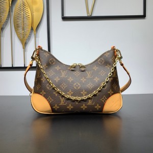Louis Vuitton Boulogne Monogram Handbags Women's Chain Bag Shoulderbag M45832 Natural Beige