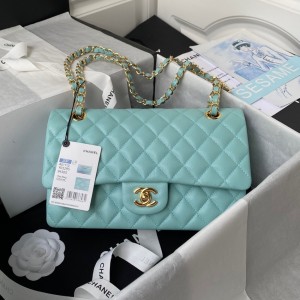 Fashion Handbags Classic Handbag Classic Flap Bag Small Chain Bag 25cm Gold-Tone 1112-V 