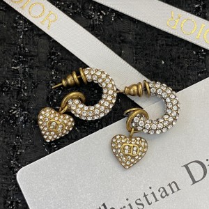 Fashion Jewelry Accessories Earrings Dior Earrings Gold Earrings E1023