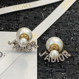 Fashion Jewelry Accessories Earrings Dior Tribales Earrings Gold Earrings E1044