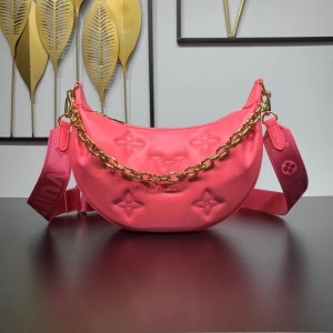 Louis Vuitton Over The Moon Bubblegram Leather Handbags Women's Chain Bag Shoulder bag Evening clutch M59915 Pink