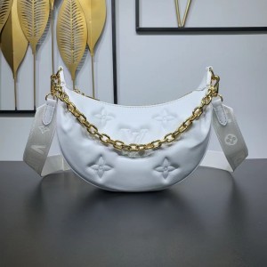 Louis Vuitton Over The Moon Bubblegram Leather Handbags Women's Chain Bag Shoulder bag Evening clutch M59915 White