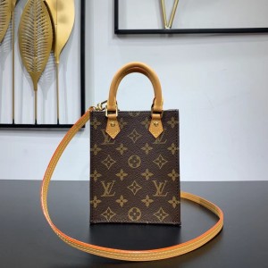 Louis Vuitton Petit Sac Plat Monogram Small Flat bag Women's Shoulderbag M69442