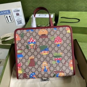 Gucci Handbags GG bag Children's woodland tote bag with Mushroom 605614