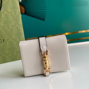 Gucci Wallet GG wallet Jackie 1961 card case wallet Women's small walelt 645536 White