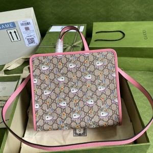 Gucci Handbags GG bag Children's Yuko Higuchi tote bag Rabbit with flowers 630542 605614