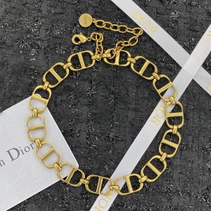 Fashion Jewelry Accessories Dior Necklace CD Necklace Gold N165