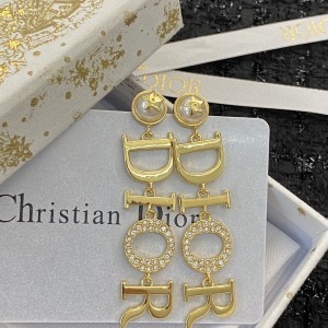Fashion Jewelry Accessories Earrings Dior Earrings Gold Earrings E1080