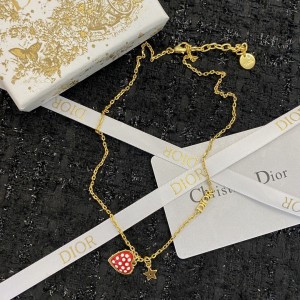 Fashion Jewelry Accessories Dior Necklace CD Necklace Gold N234