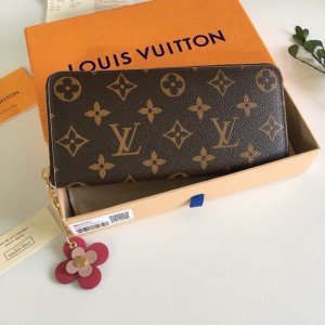 Louis Vuitton Clemence Wallet Monogram Canvas LV Wallet Women's Wallet M68314 M64201 M61298 