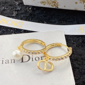 Fashion Jewelry Accessories Earrings Dior Earrings CD Earrings Gold Earrings E1852