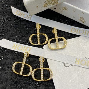Fashion Jewelry Accessories Earrings Dior Earrings Gold Earrings E1049