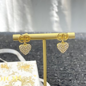 Fashion Jewelry Accessories Earrings Dior Earrings Clair D Lune Earrings Gold Earrings E1851