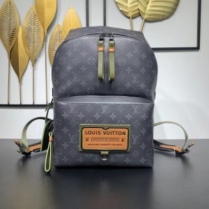 Louis Vuitton Discovery Backpack PM Monogram Eclipse Canvas HandBags Men's Shoulderbag M45218 