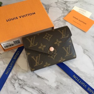 Louis Vuitton Victorine Wallet Monogram Canvas LV Wallet Women's Wallet M41938 M62360 Pink