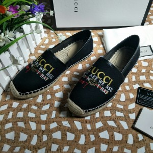 Fashion Shoes Gucci Canvas Flat Espadrille Shoes Casual Shoes Men's Shoes G3201-2
