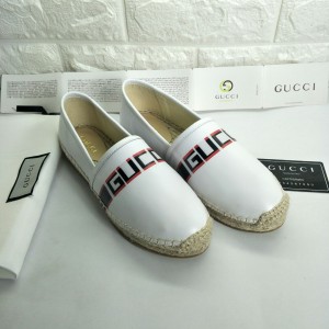 Fashion Shoes GG Leather Flat Espadrille Shoes Casual Shoes Women's Shoes G3204-1