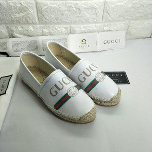 Fashion Shoes GG Leather Flat Espadrille Shoes Casual Shoes Women's Shoes G3204-2