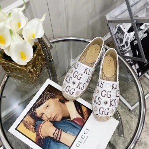 Fashion Shoes Gucci Jacquard  Flat Espadrille Shoes Casual Shoes Women's Shoes G3215-1