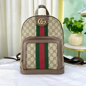 GG Handbags Ophidia GG small backpack GG Supreme Backpack G bag for Men 547965 Brown
