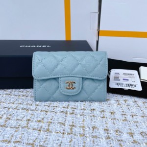 Fashion Wallet Card Holder Classic Card Holder Small Wallet Coin Purse AP0214-5 Blue